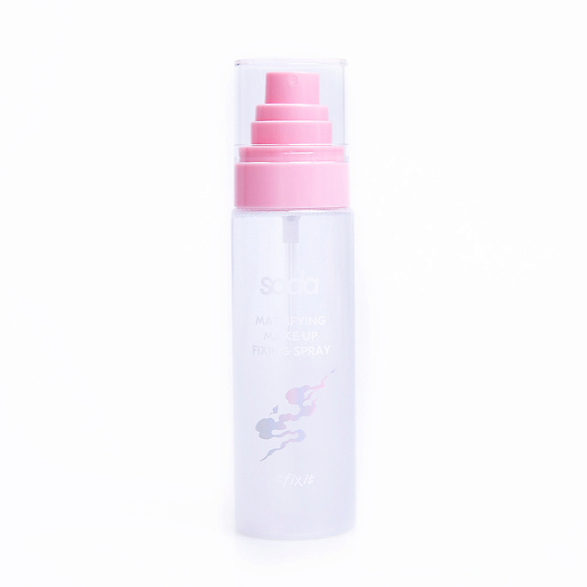 SODA Матовый фиксирующий спрей для макияжа MATTE MAKE UP FIXING SPRAY #fixit – фото 2