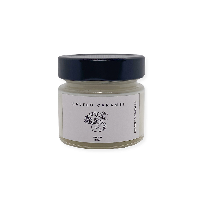 DEMETRA CANDLES Свеча ароматическая с ароматом соленой карамели Salted caramel – фото 2