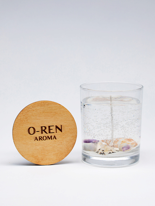 O-REN AROMA Свеча ароматическая гелевая  мята – фото 1