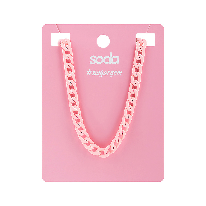 SODA Ожерелье PINK CHAIN #sugargem – фото 2
