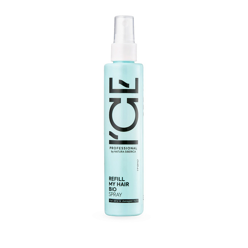 ICE BY NATURA SIBERICA Сыворотка - спрей для сухих и повреждённых волос Refil My Hair Bio Spray – фото 1
