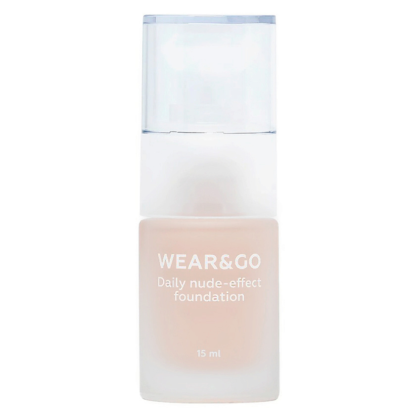 ЛЭТУАЛЬ Легкий тональный крем естественный эффект WEAR&GO Daily nude-effect foundation, № 701, 15 мл – фото 2