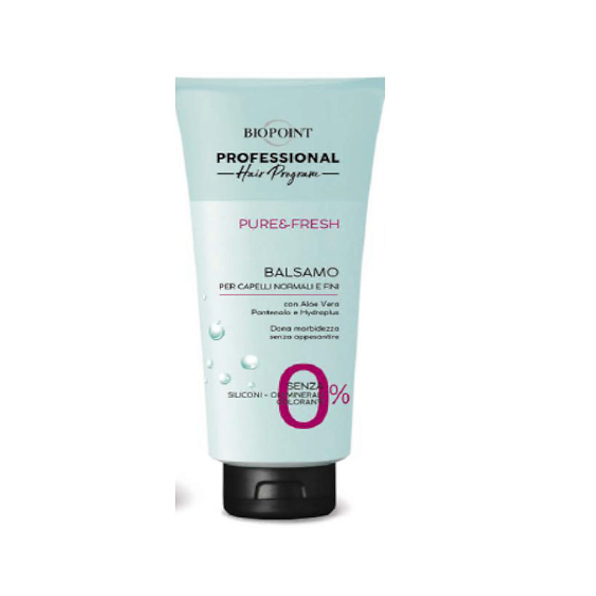 BIOPOINT PROFESSIONAL Кондиционер с алое вера для нормальных и тонких волос Мицеллярный Pure&Fresh – фото 2