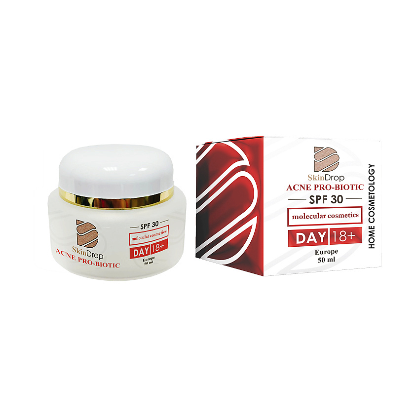 SKINDROP Дневной крем для лица обновляющий  Acne Pro-Biotic SPF 30 – фото 2