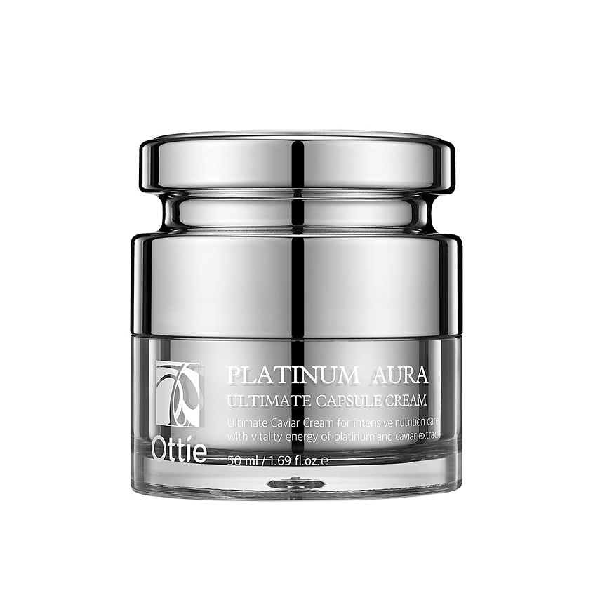 OTTIE Platinum Aura Ultimate Capsule Cream Anti-age крем с черной икрой и сливой какаду – фото 2