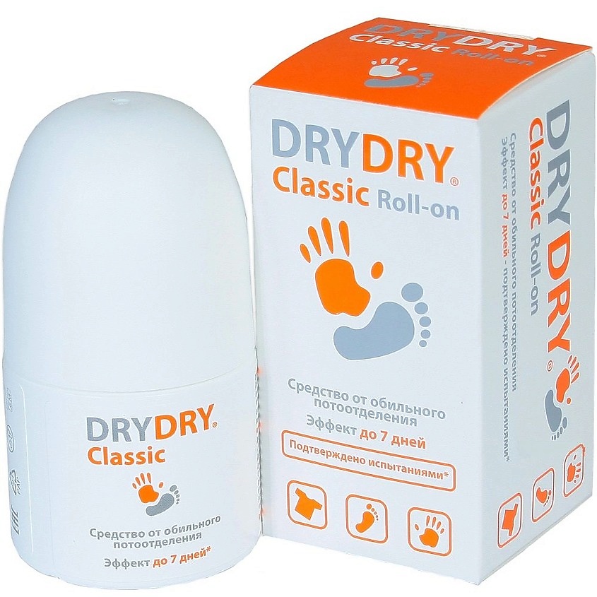 DRY DRY Антиперспирант для тела Classic Roll-on – фото 2