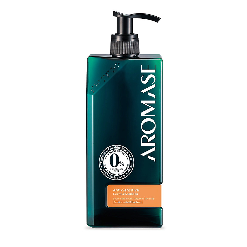 AROMASE Шампунь для сухой и чувствительной кожи головы с эфирным маслом Anti-sensitive – фото 1