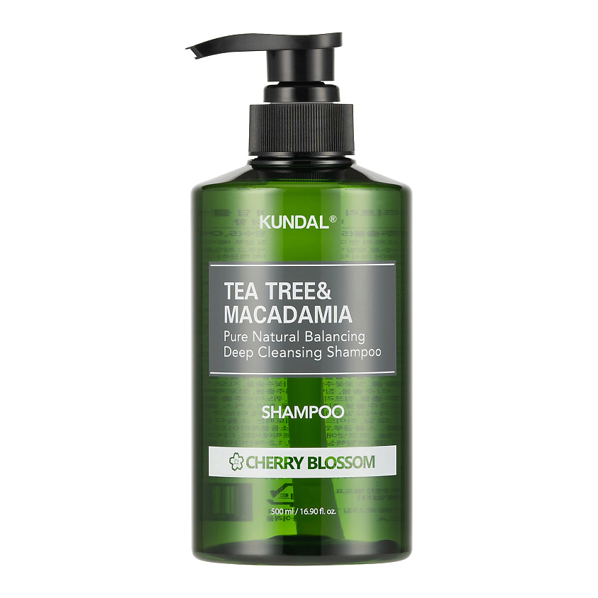 KUNDAL Шампунь для волос очищающий Цветок вишни Tea Tree & Macadamia Shampoo – фото 1