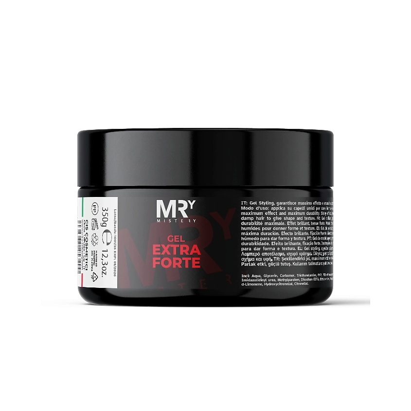 MRY MISTERY Гель для укладки волос сверхсильной фиксации Gel Extra Forte – фото 2
