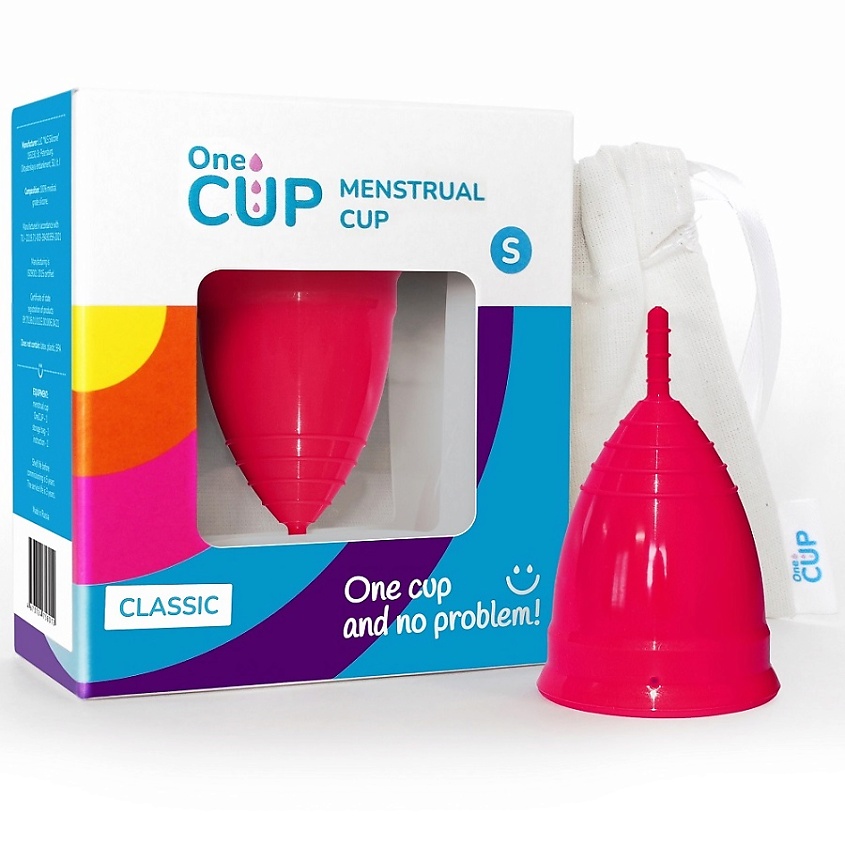 ONECUP Менструальная чаша Classic розовая размер S – фото 1