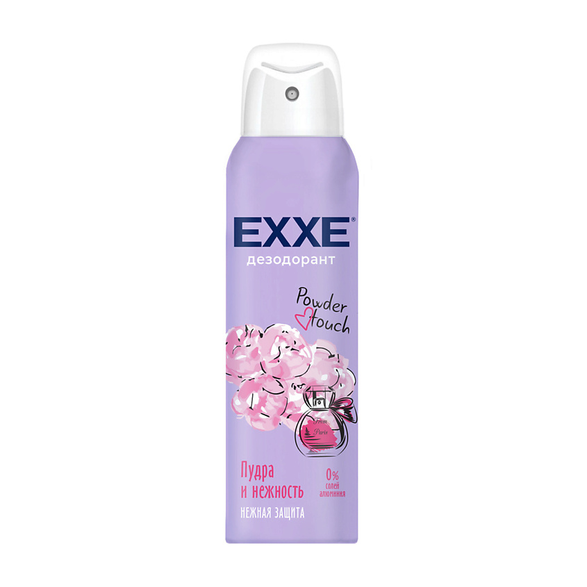 EXXE Дезодорант спрей Powder touch Пудра и нежность – фото 1