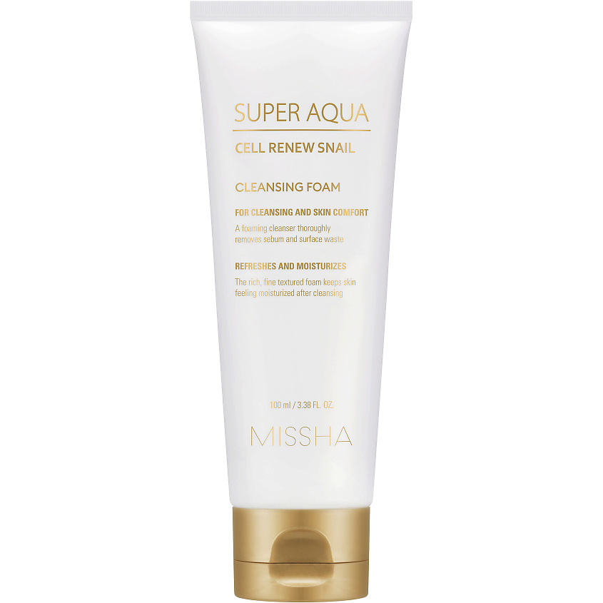 MISSHA Пенка для умывания Super Aqua Cell Renew с секрецией улитки – фото 1
