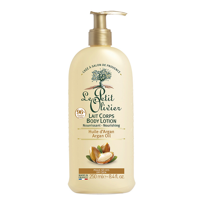 LE PETIT OLIVIER Молочко для тела питательное с маслом Арганы д/сухой кожи Argan Oil Body Lotion – фото 2