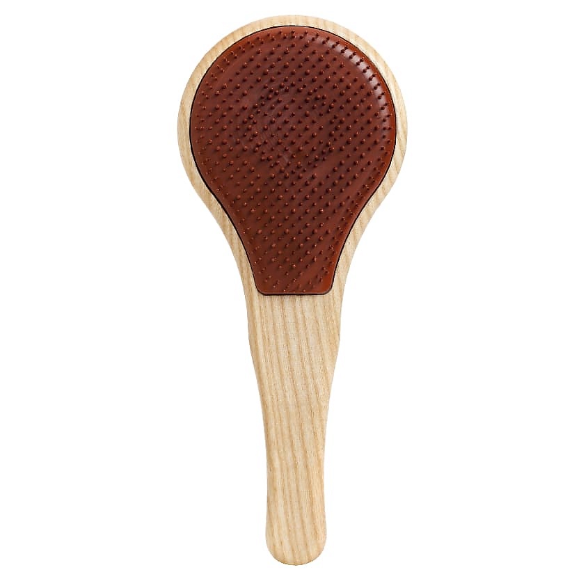 MICHEL MERCIER Расческа для нормальных волос деревянная Wooden Brush For Regular Hair – фото 1