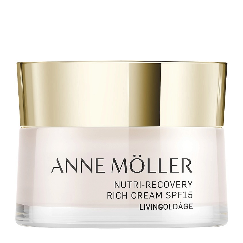 ANNE MOLLER Крем для лица питательный Livingoldage Nutri-Recovery Rich Cream SPF15 – фото 1