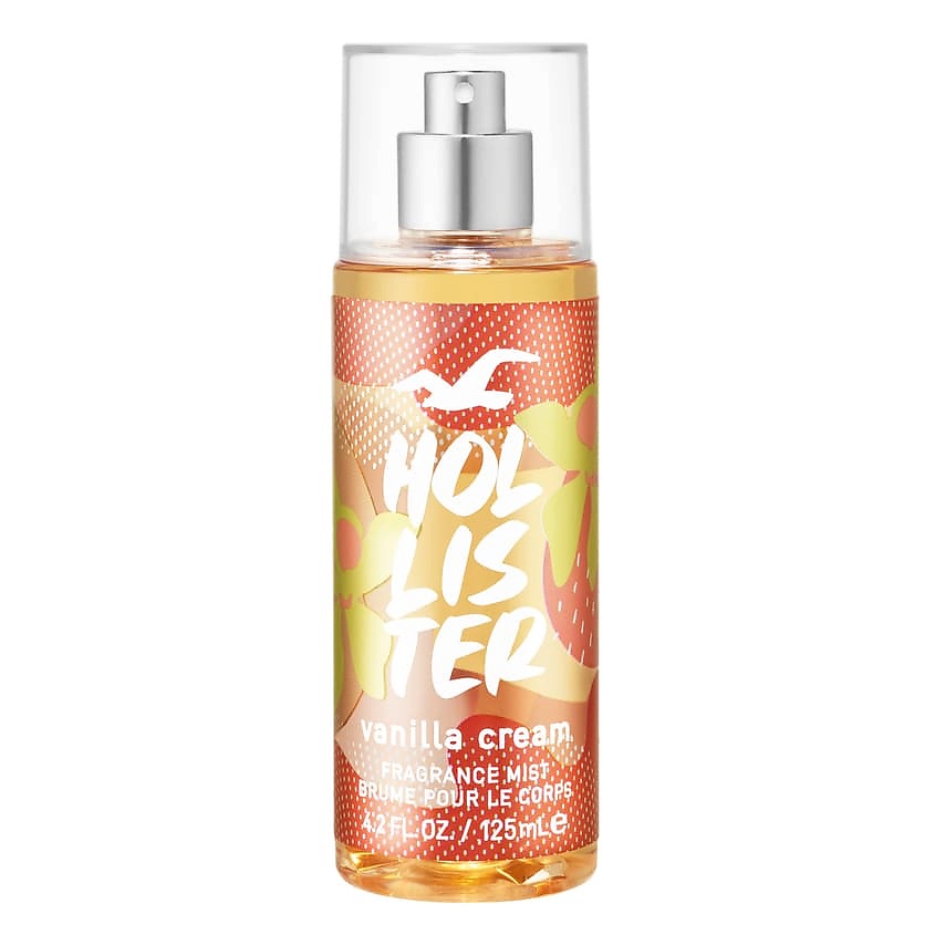 HOLLISTER Парфюмированный мист для тела Body Mist Vanilla Cream – фото 1