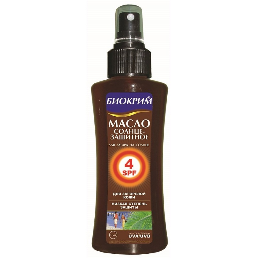 БИОКРИМ Масло солнцезащитное SPF 4 – фото 2