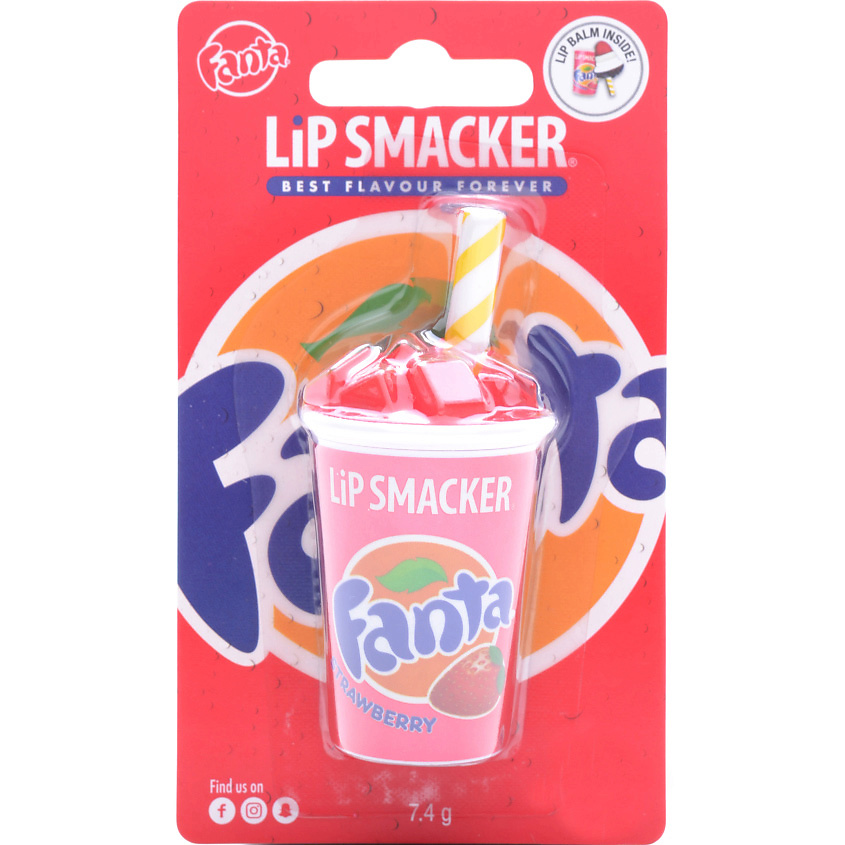 LIP SMACKER Бальзам для губ с ароматом Фанта Клубника – фото 1