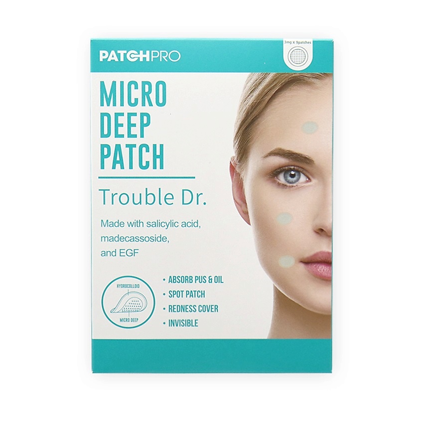 PATCH PRO Патчи для лица микроигольные для проблемной кожи с салициловой кислотой – фото 1