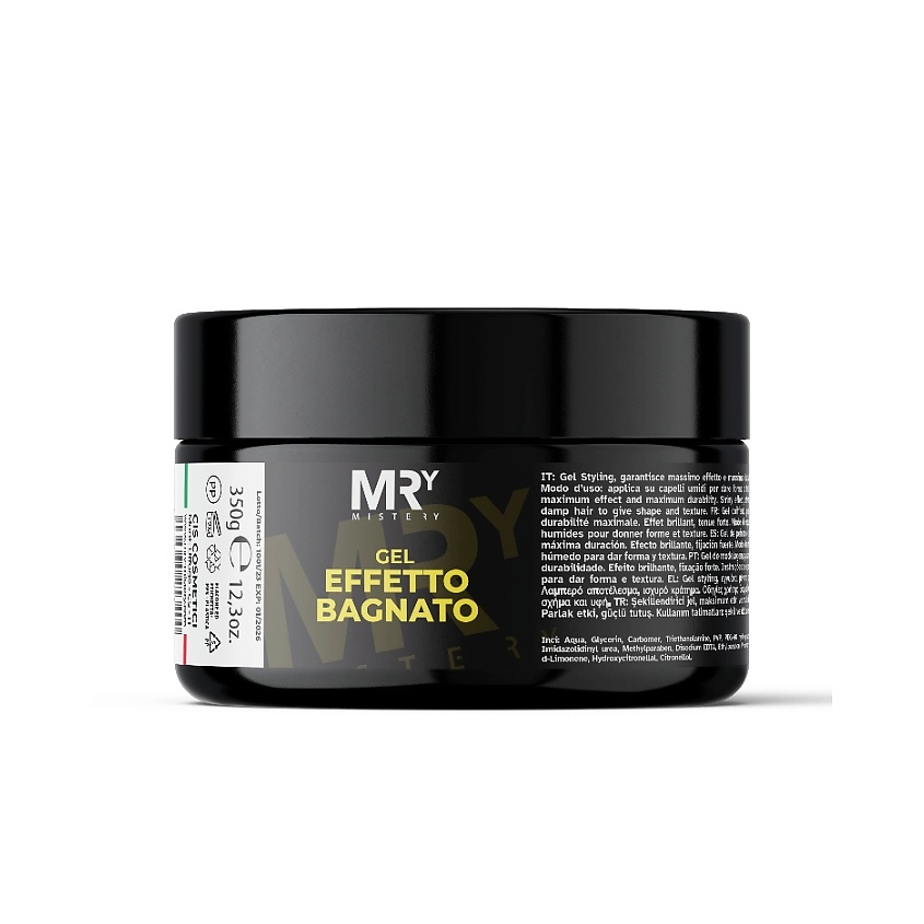 MRY MISTERY Гель для укладки волос с глянцевым эффектом Gel Effetto Bagnato – фото 2