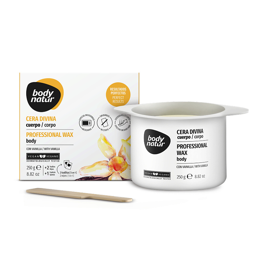 BODY NATUR Воск профессиональный для тела c ванилью Wax Professional Body – фото 1