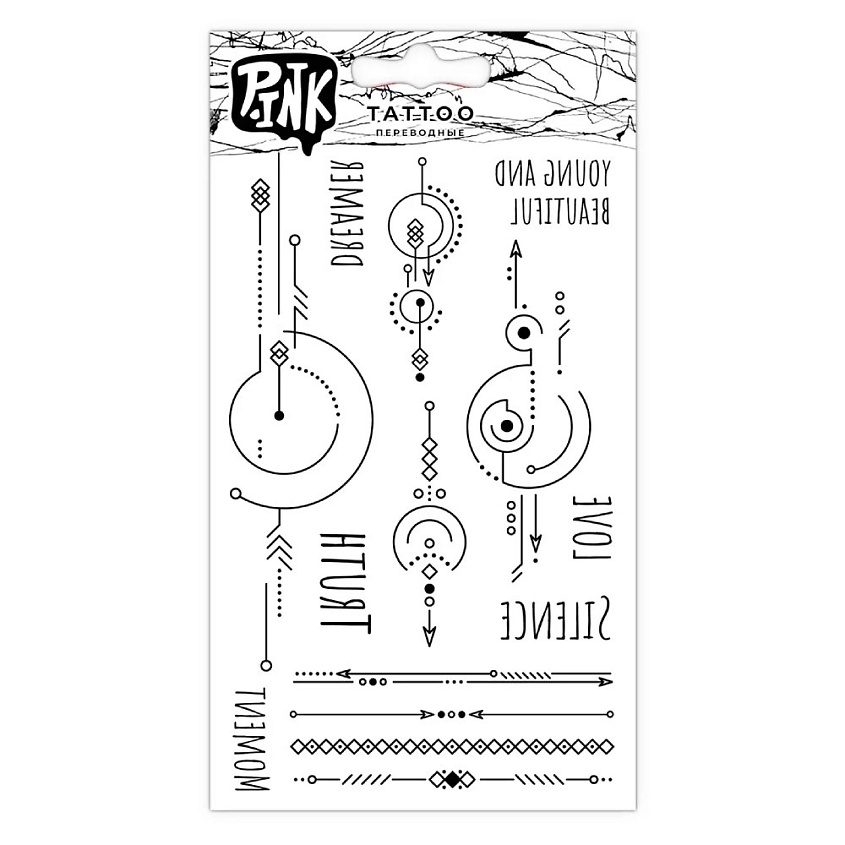 P.INK Наклейки-тату переводные Графичные узоры – фото 2