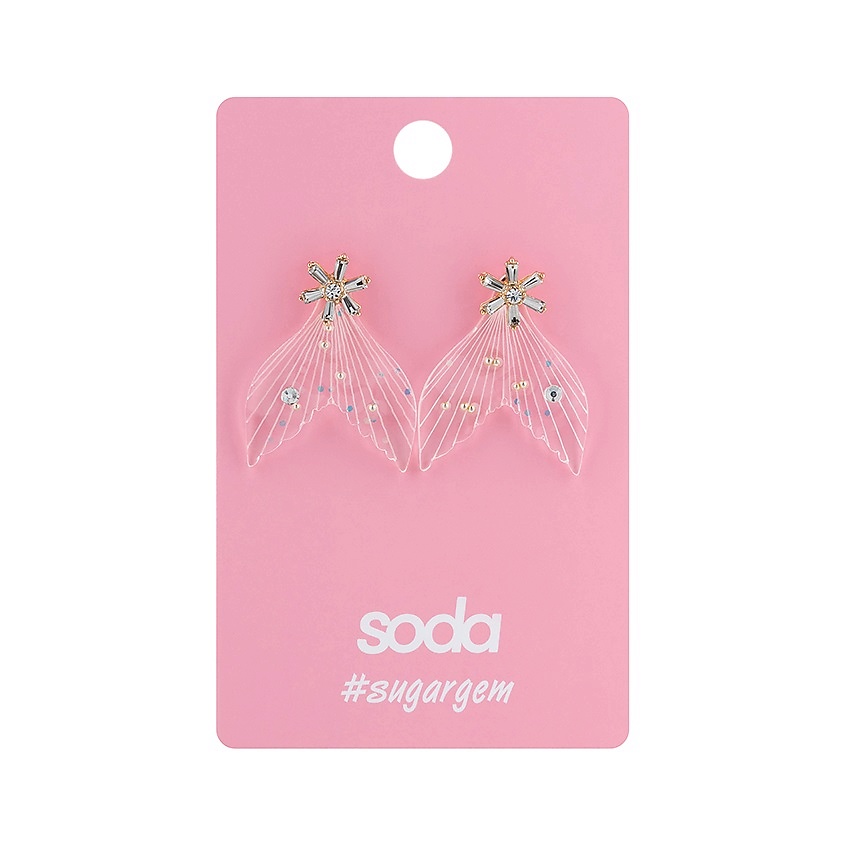 SODA Серьги MERMAID TAIL #sugargem – фото 2