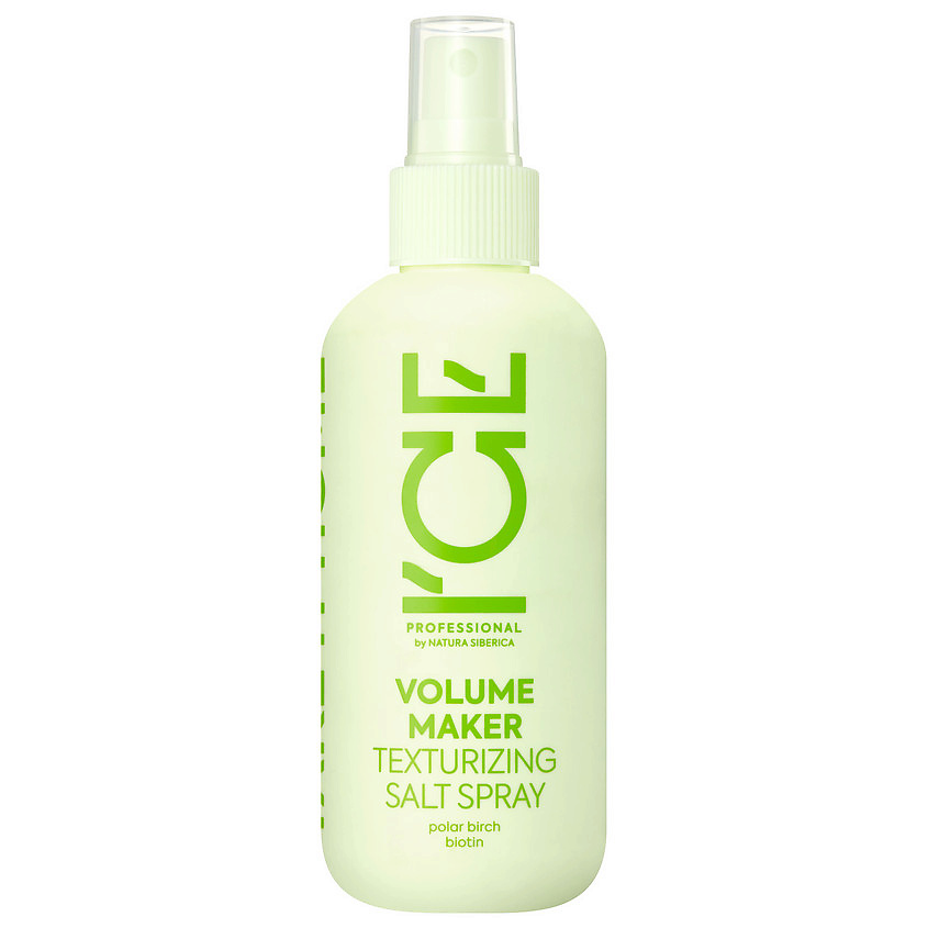 ICE BY NATURA SIBERICA Текстурирующий солевой лосьон - спрей для волос Volume Maker Texturizing Salt Spray – фото 1