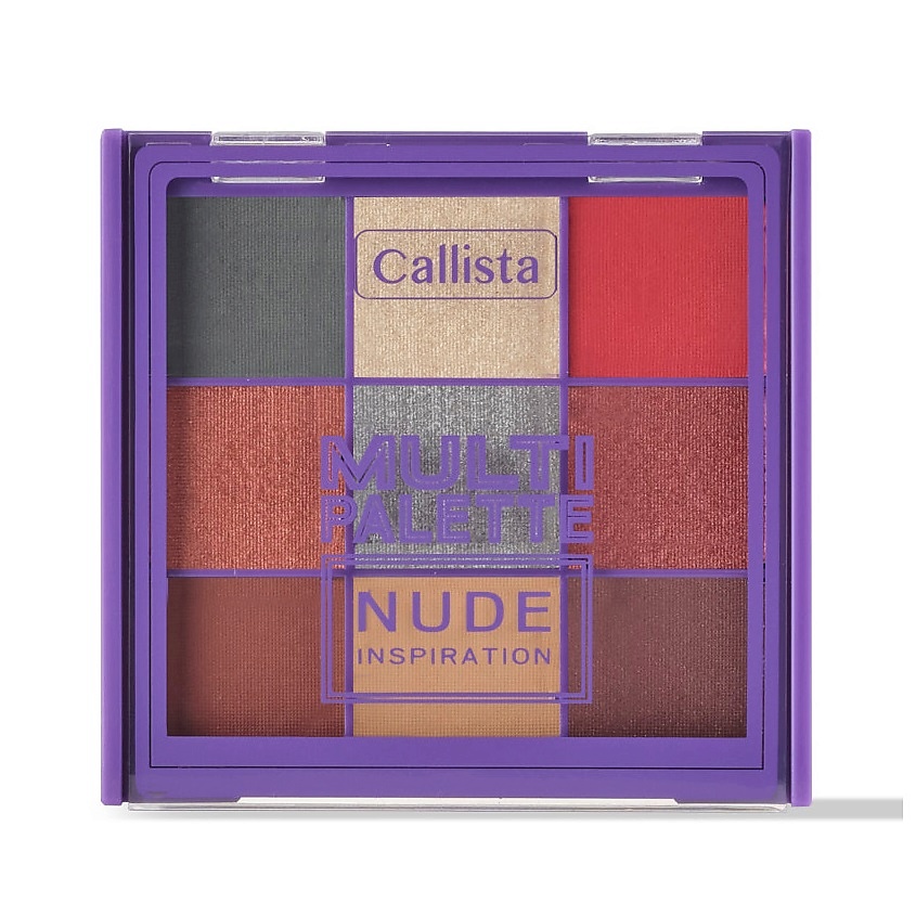 CALLISTA Палетка теней для век Multi Palette, № 102 Нюд Инспирэйшн 9х0,79 г – фото 1