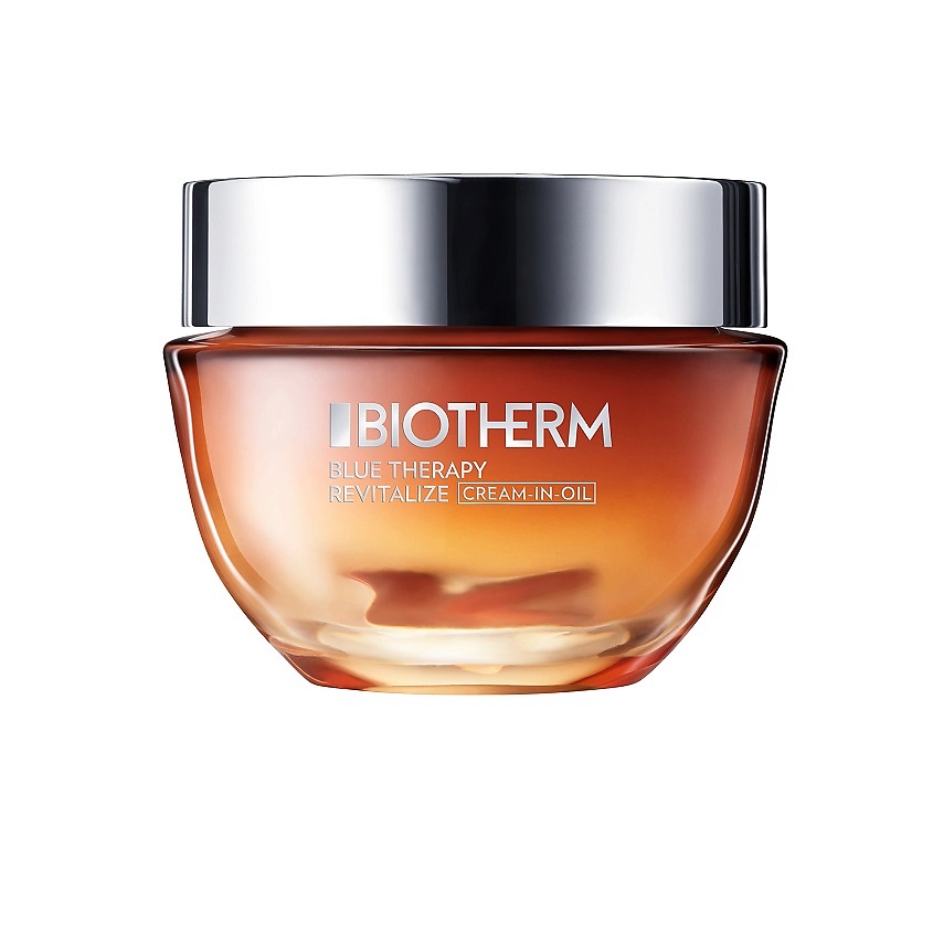 BIOTHERM Обновляющий питательный крем-масло для лица с экстрактом янтарных водорослей и пептидами Blue Therapy – фото 1