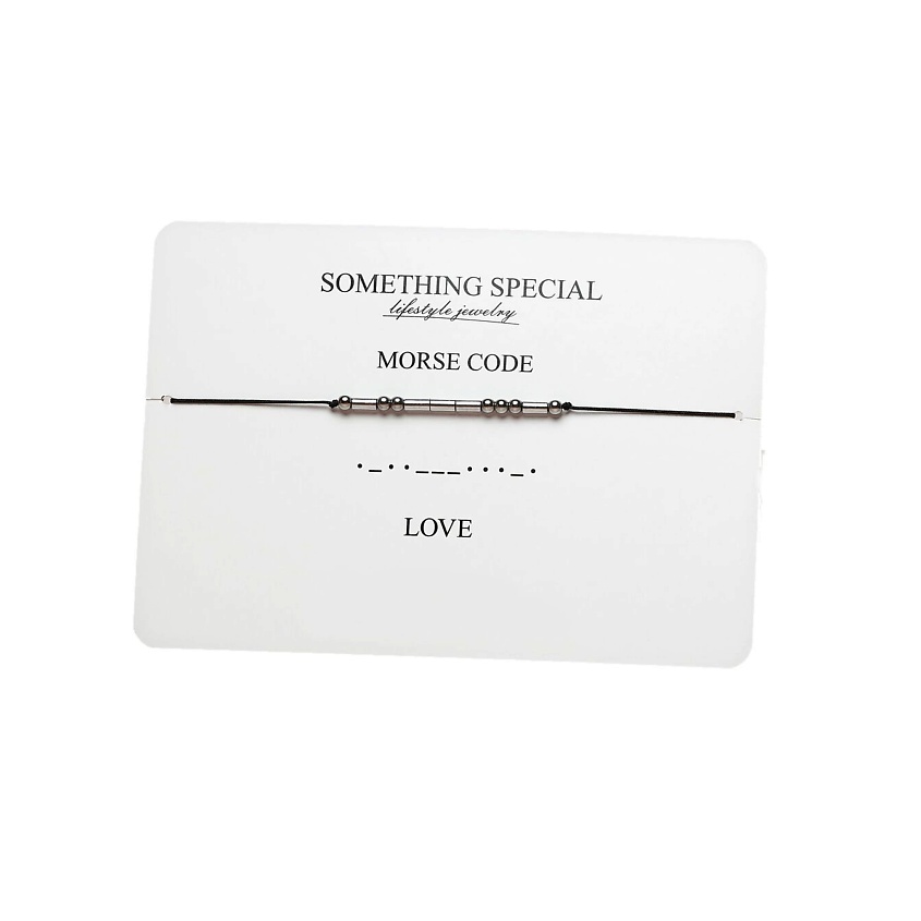 SOMETHING SPECIAL LIFESTYLE JEWELRY Браслет MorseCode «Love» (Любовь) – фото 2