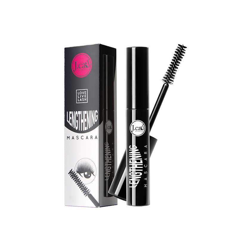 J. CAT BEAUTY Тушь для ресниц удлиняющая LOVE LIVE LASH – фото 1