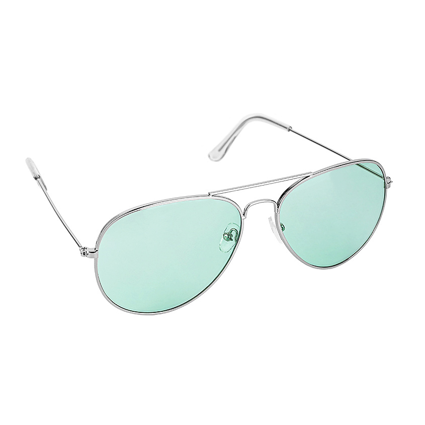 ЛЭТУАЛЬ Декоративные очки с футляром Aviators Mint – фото 1