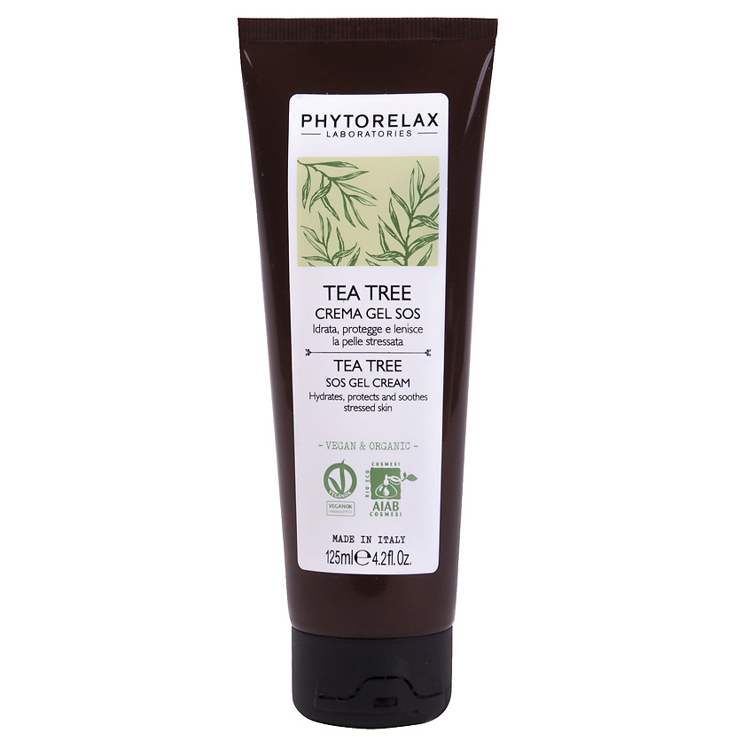 PHYTORELAX Крем для стрессированной кожи успокаивающий и увлажняющий с маслом чайного дерева – фото 1