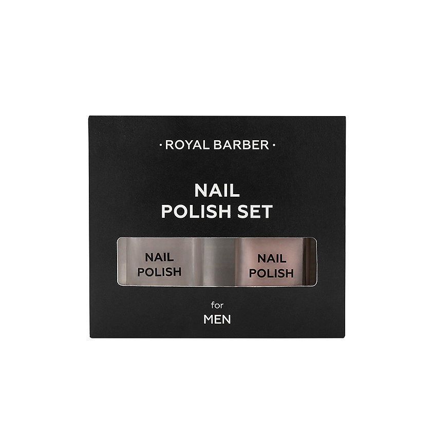 ROYAL BARBER Набор лаков для маникюра для мужчин – фото 2