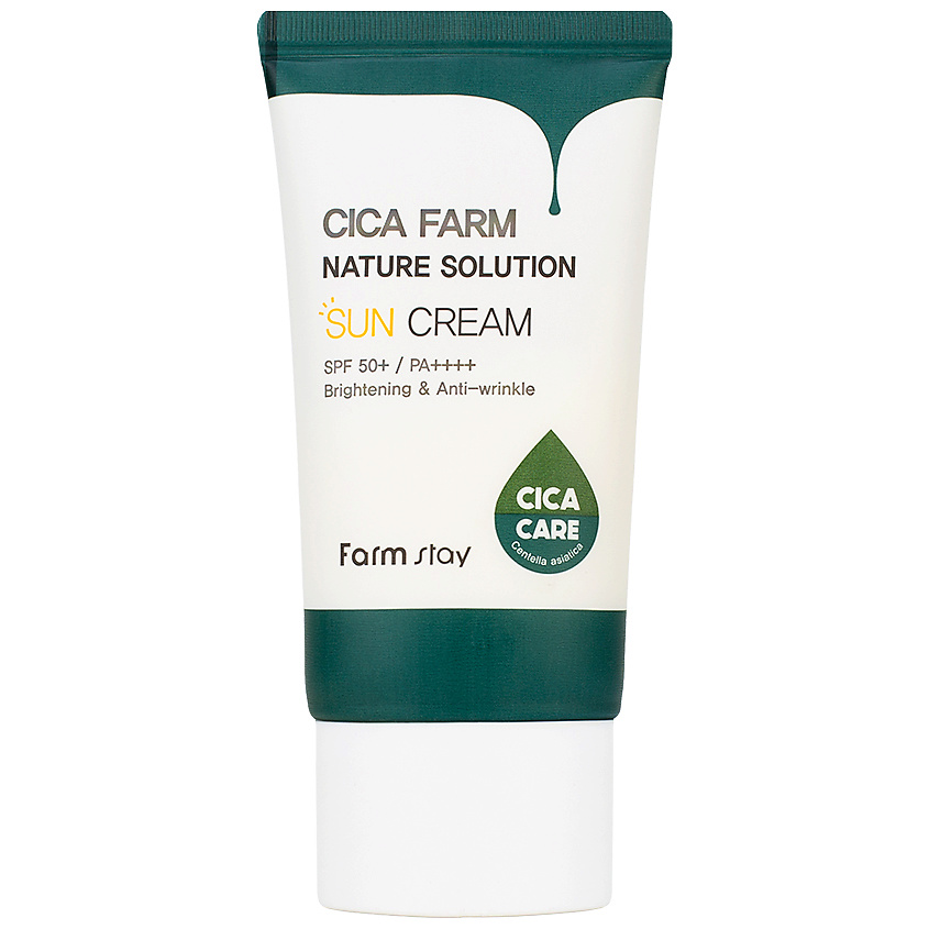 FARMSTAY Крем для лица солнцезащитный Cica Farm Nature Solution Eye Cream SPF50+  PA++++ – фото 1