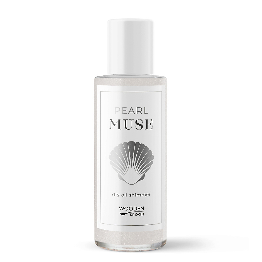 WOODEN SPOON Масло для тела сухое Серебряное сияние Pearl Muse Face & Body Dry Oil Shimmer Silver – фото 2