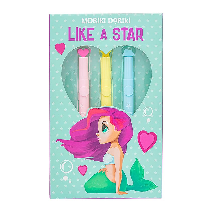 MORIKI DORIKI Набор маркеров для лица и тела Make-up stamps set LIKE A STAR – фото 2