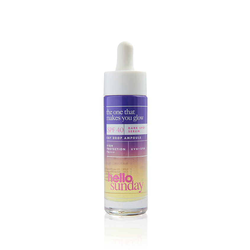 HELLO SUNDAY Сыворотка для сияния кожи лица SPF 45 The One That Makes You Glow Dark Spot Serum – фото 1