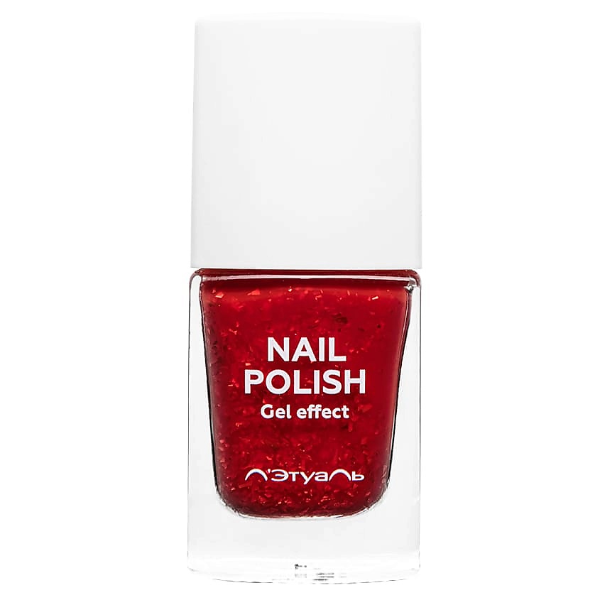ЛЭТУАЛЬ Лак для ногтей с эффектом гелевого покрытия NAIL POLISH, № 453 party lights, 11 мл – фото 2
