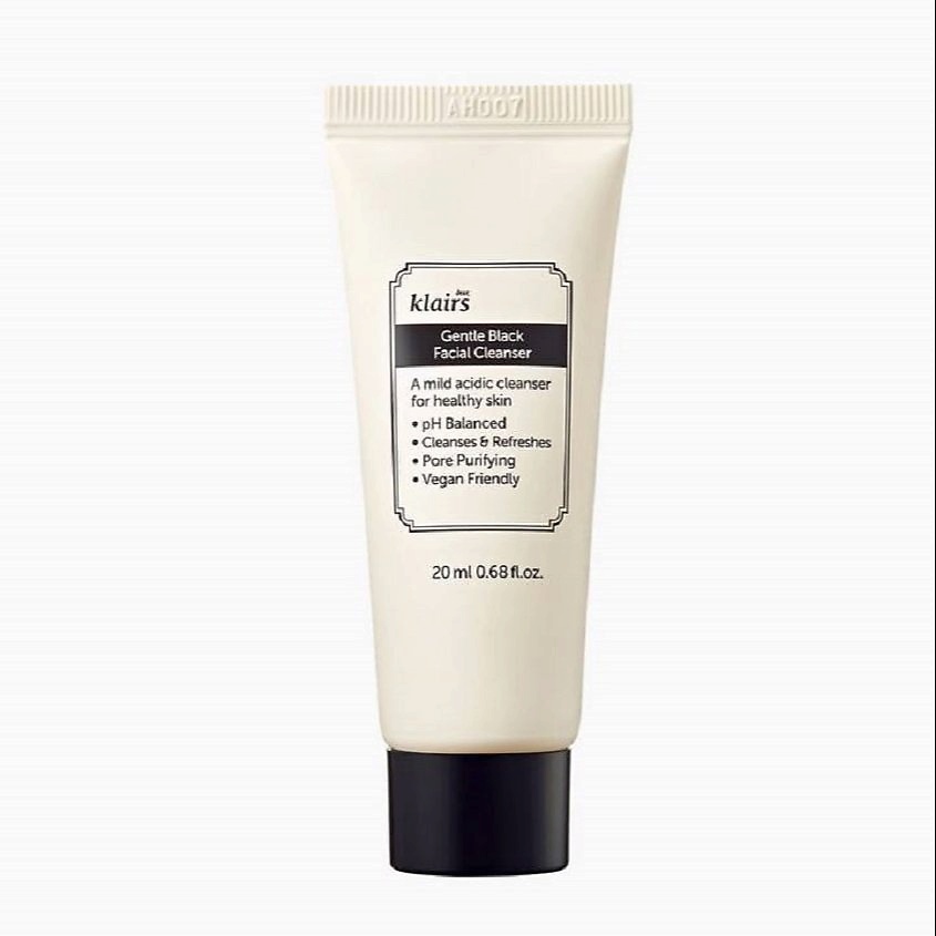 DEAR, KLAIRS Пенка для умывания с кремово-сливочной текстурой Gentle Black Deep Cleansing Foam – фото 1