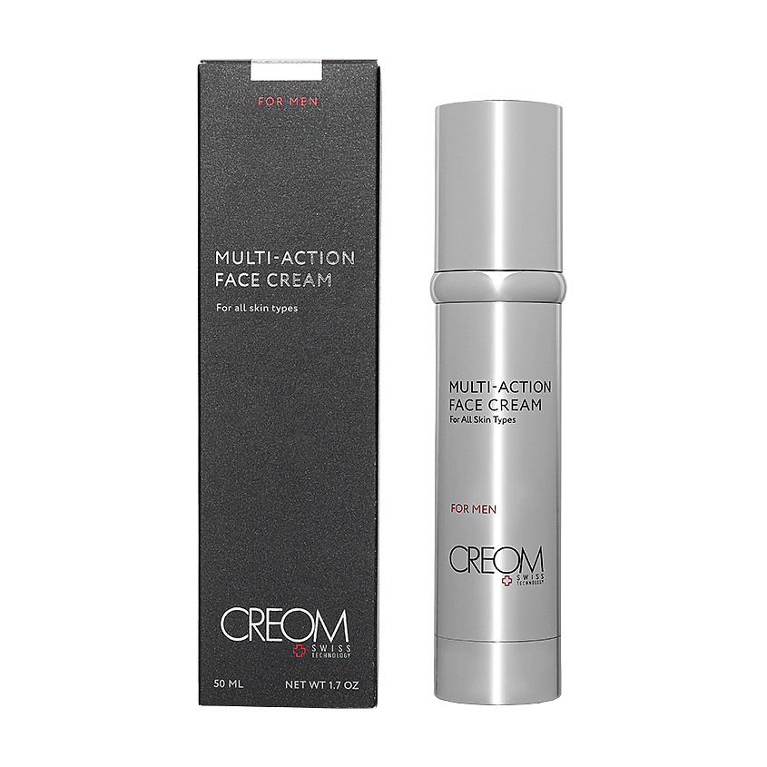 CREOM Мультифункциональный крем для лица для мужчин MULTI-ACTION FACE CREAM for men – фото 2