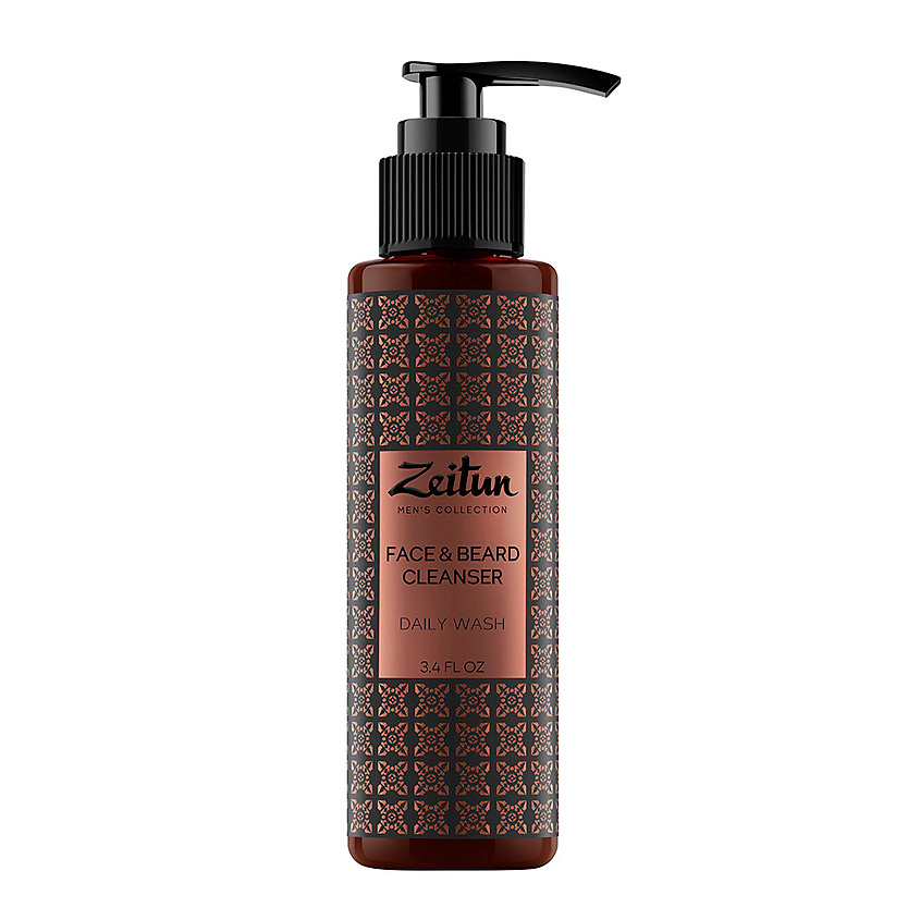 ZEITUN Гель для душа и умывания очищающий для лица и бороды Men's Collection. Face&Beard Cleanser – фото 1