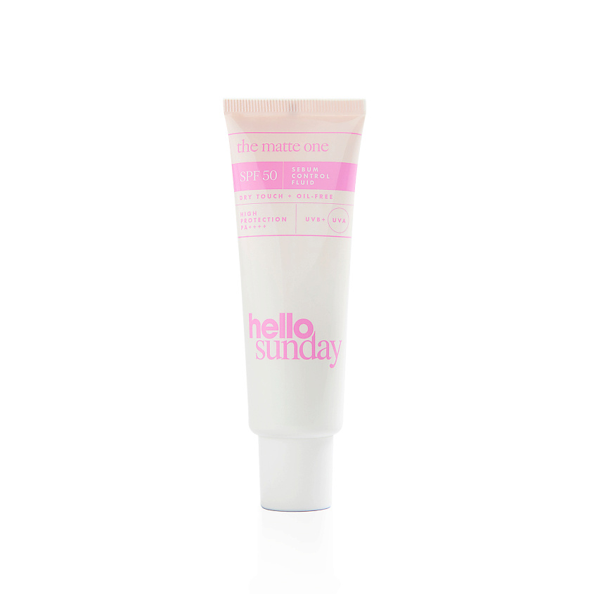 HELLO SUNDAY Флюид для лица себорегулирующий SPF 50 The Matte One Sebum Control Fluid – фото 1