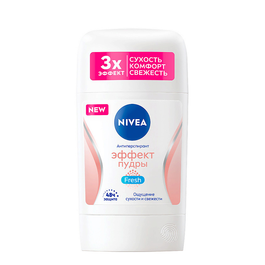 NIVEA Дезодорант-антиперспирант стик "Эффект Пудры" Fresh – фото 1