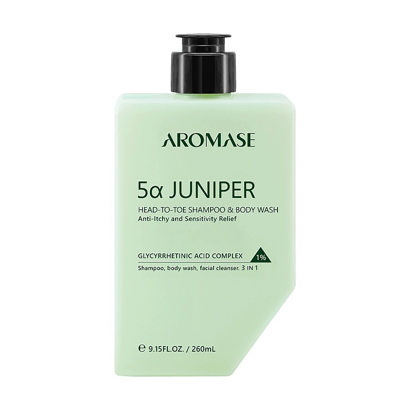 AROMASE Шампунь для волос и тела универсальный 5α Juniper – фото 2