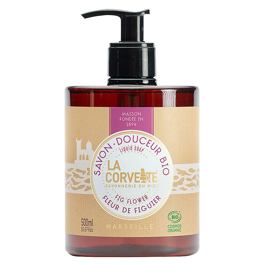 LA CORVETTE Мыло жидкое органическое Цветок инжира Fig Flower Liquid Soap – фото 1