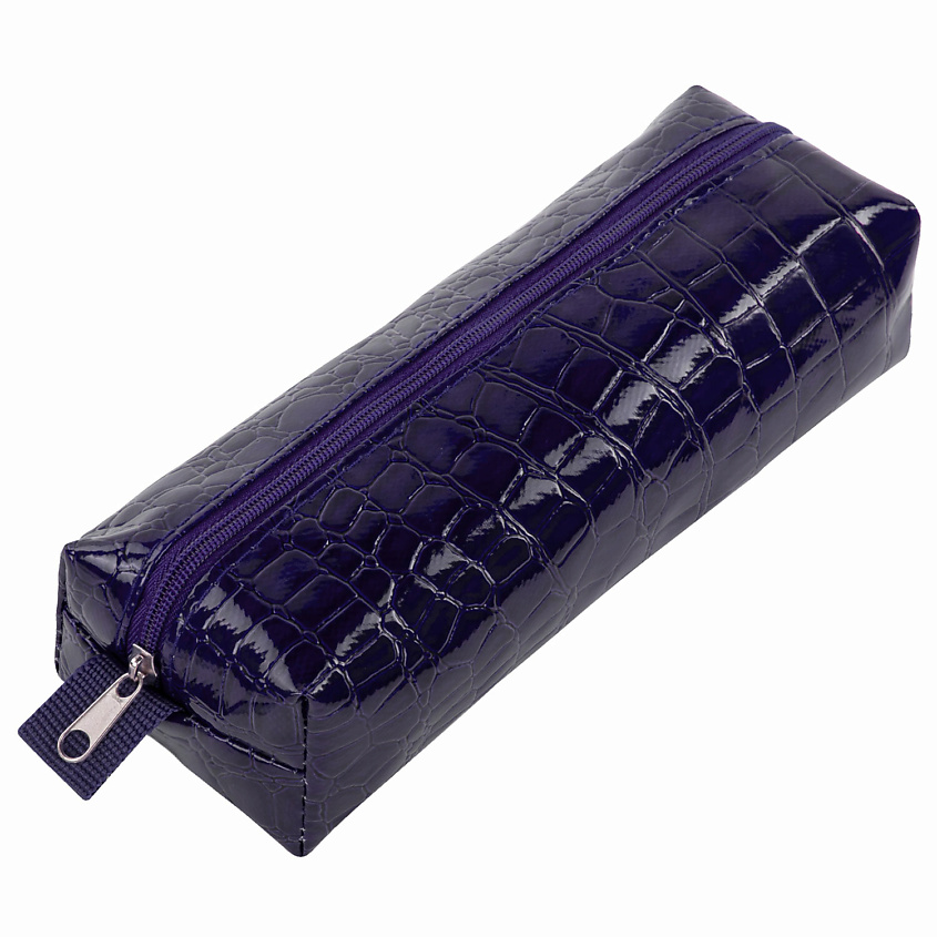 BRAUBERG Пенал-косметичка, крокодиловая кожа, Ultra purple – фото 1