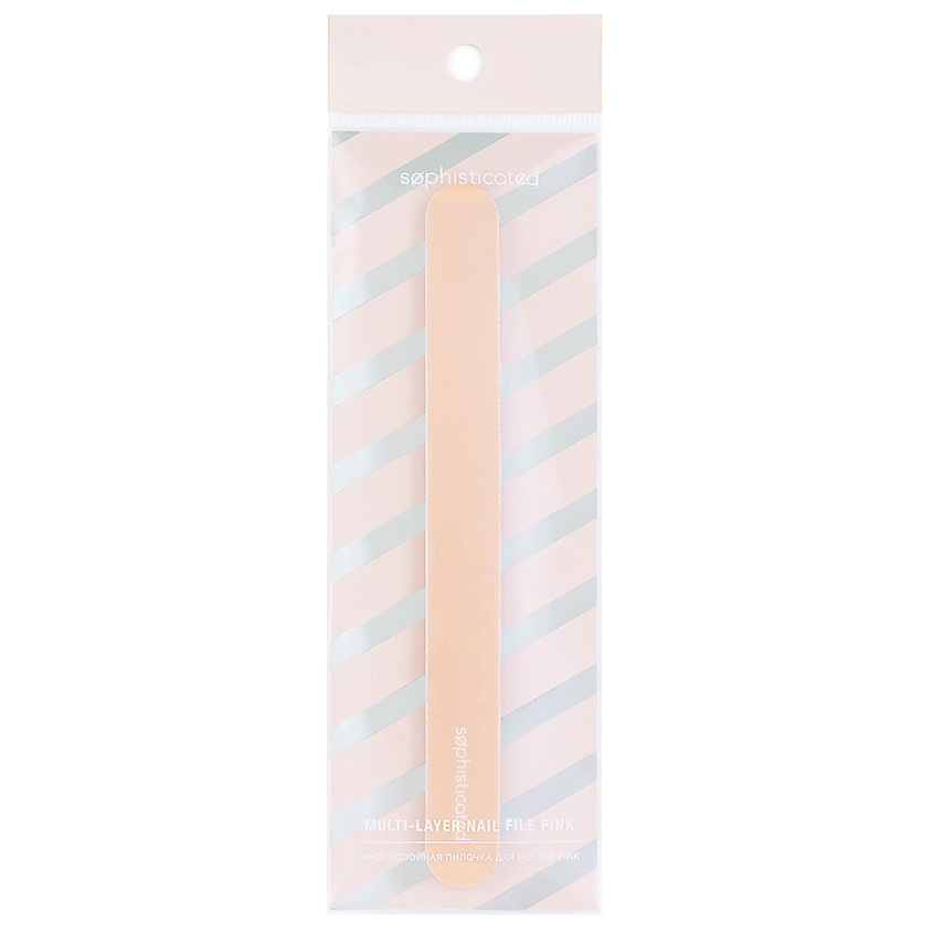 ЛЭТУАЛЬ Многослойная пилочка для ногтей Multi-Layer Nail File Pink – фото 1