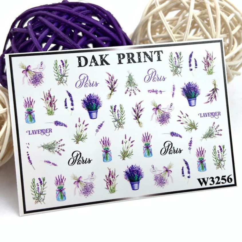 DAK PRINT Слайдер-дизайн для ногтей W3256 – фото 2